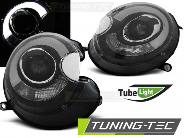 LED Tagfahrlicht Design Scheinwerfer für Mini Cooper 06-14 schwarz LTI